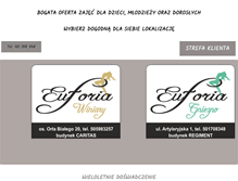 Tablet Screenshot of euforia-dancestudio.pl